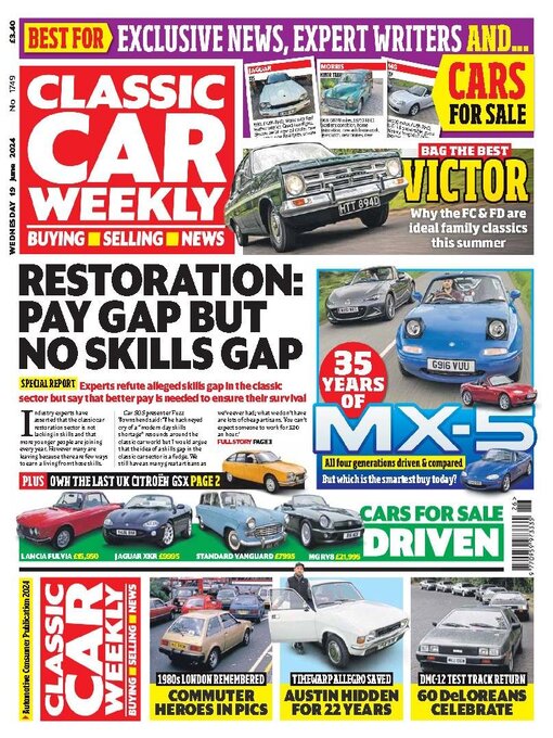 Title details for Classic Car Weekly by H BAUER PUBLISHING LIMITED - Available